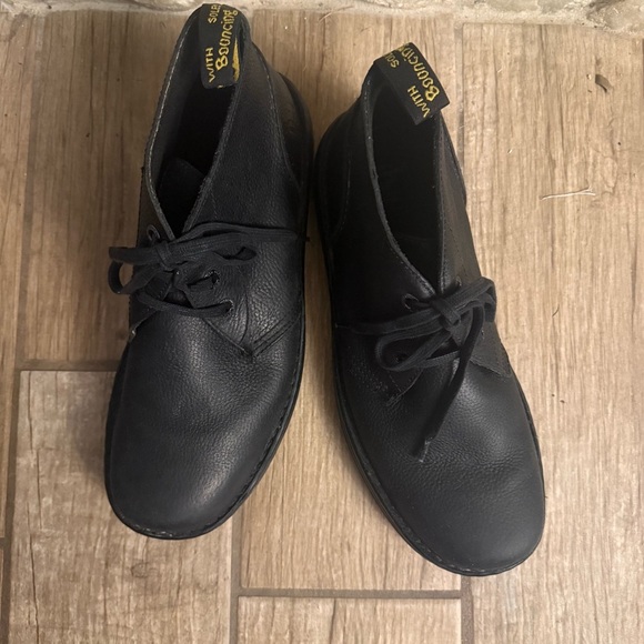 Dr Martens Sussex Black Pebbled Leather Slip Resistant Chukka Boots Sz 12 - Picture 5 of 6